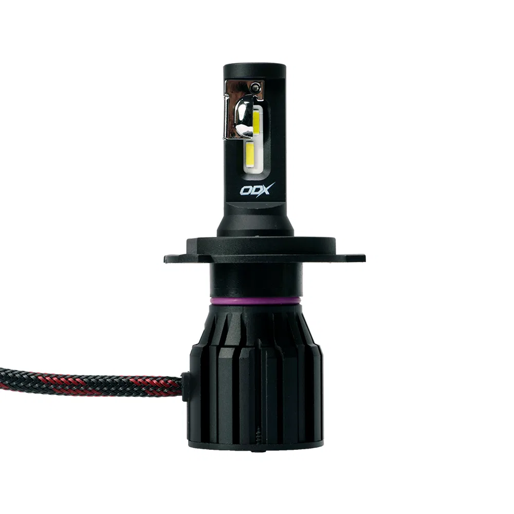 LEDRETRO-H4 – ODX Headlight Bulb, H4 LED Bulb 30 Watt 9 To 32 Volt Cold White Beam Color 5000 Lumens 6500K Light Colo...